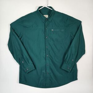 LL Bean Shirt Mens Sz L Chore Wear Gorpcore Eclectic Urban Hiker Travel Tactical